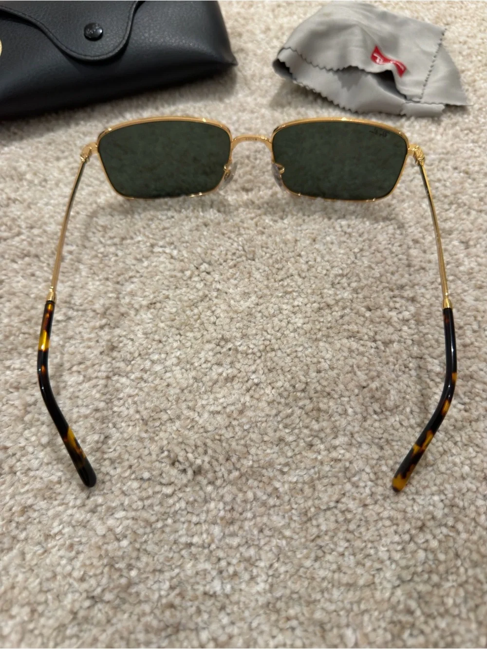Ray-Ban Gold Frame Sunglasses